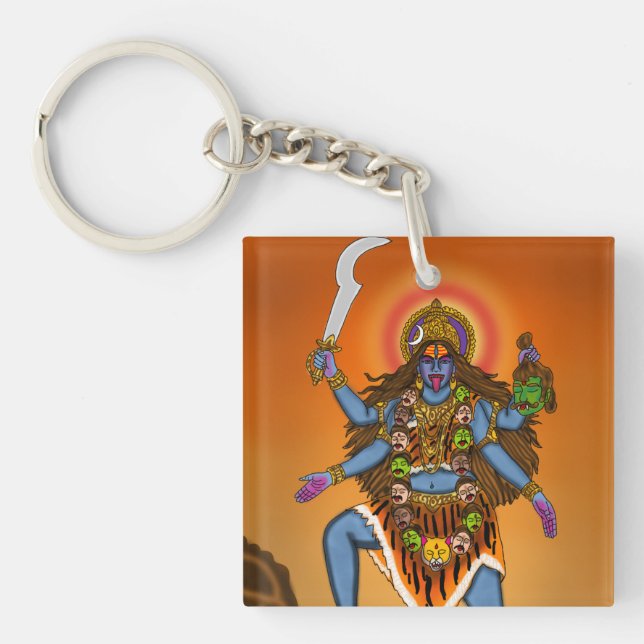 Goddess Kali Keychain (Front)