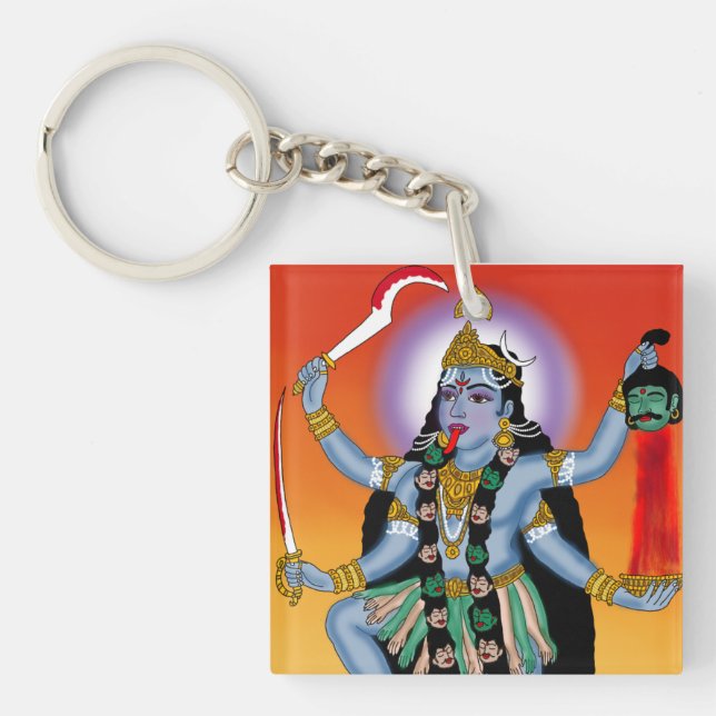 Goddess Kali Keychain (Front)