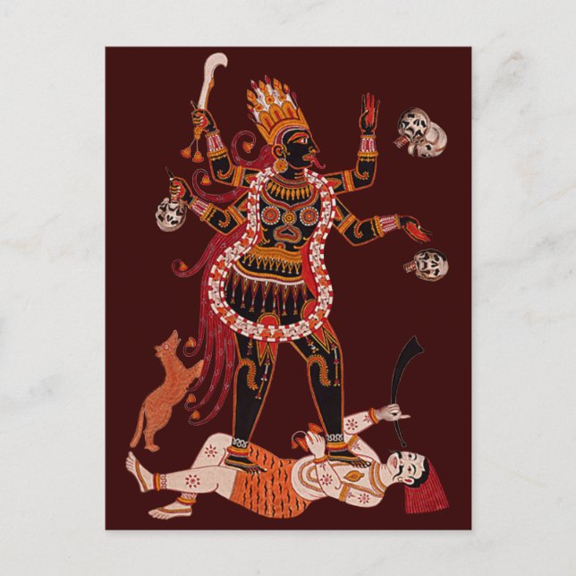 Goddess Kali postcards (Front)