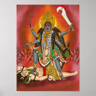 Goddess Kali Poster