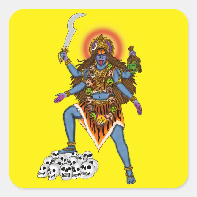 Goddess Kali Sticker (Front)