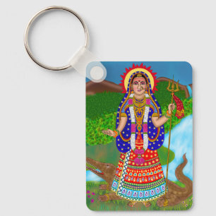 Goddess Khodiyar Keychain