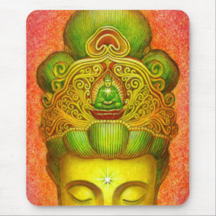 Goddess Kuan Yin's Crown Mouse Mat