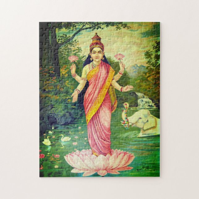 Goddess Lakshmi Jigsaw Puzzle (Vertical)