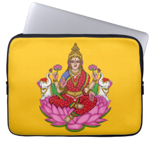 Goddess Lakshmi Laptop Sleeve
