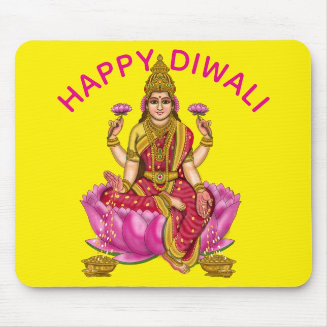 Goddess Lakshmi Mouse Pad (Front)