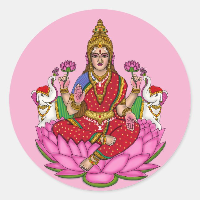 Goddess Lakshmi Sticker (Front)
