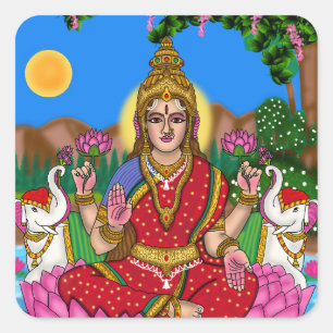 Goddess Lakshmi Sticker