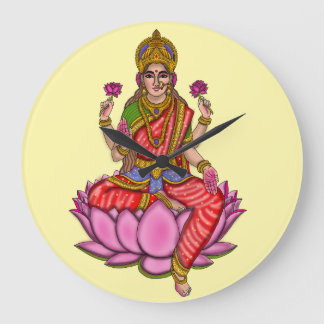 Goddess Lakshmi Wall Clock