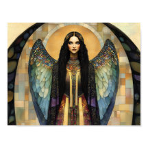 Goddess Lilith Dark Rainbow Mosaic Painting