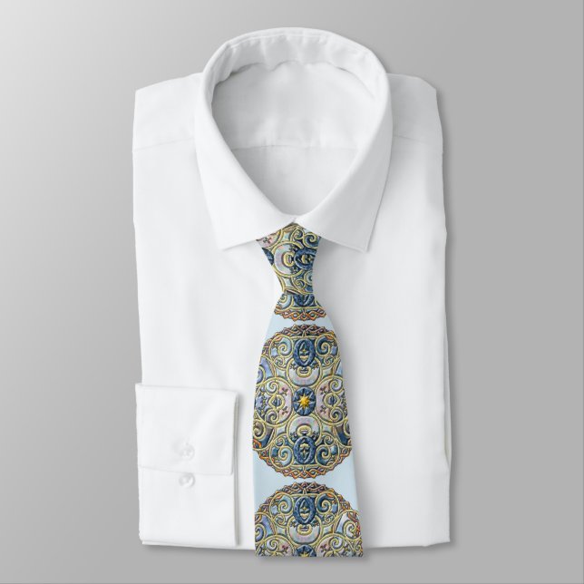 Goddess Medallion Tie (Tied)