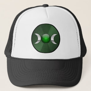 goddess moon symbol trucker hat