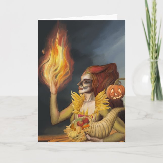 Goddess of Autumn Card (Front)
