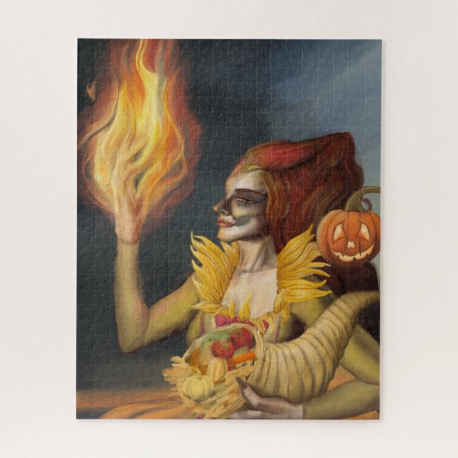 Goddess of Autumn Jigsaw Puzzle (Vertical)