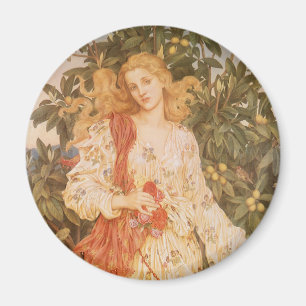 Goddess of Blossoms and Flowers, Flora by Morgan Magnet
