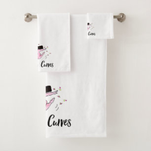"Goddess of Curves" Bath Towel Set