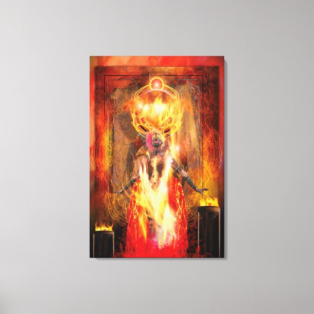 Goddess of Fire PELE Canvas Print (Front)