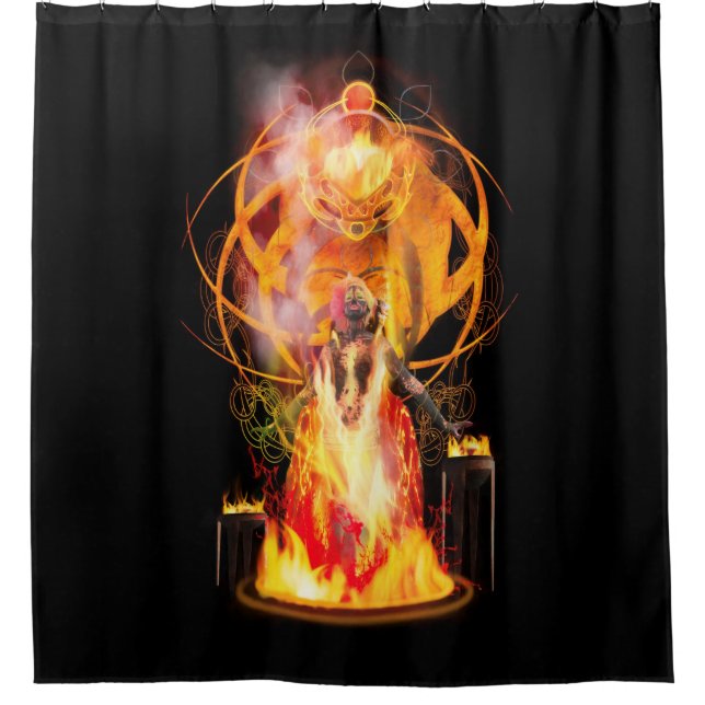 Goddess of Fire PELE Shower Curtain (Front)