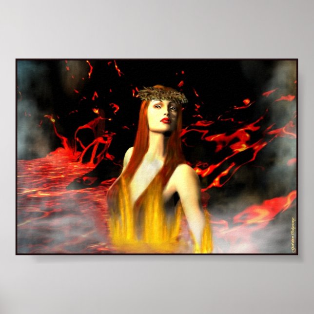 Goddess of Fire Print  (Front)