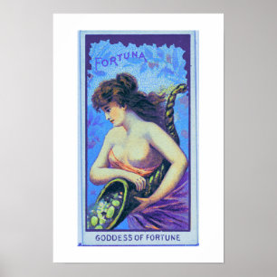 Goddess of Fortune, Fortuna, Poster Print