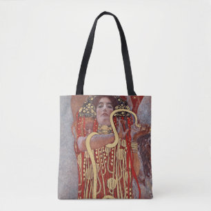 Goddess of Health, Hygieia (Salus), Gustav Klimt Tote Bag