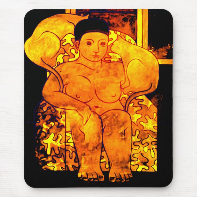 Goddess of Islands Mouse Mat (Front)