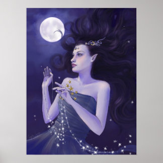 Goddess of Night Art Print