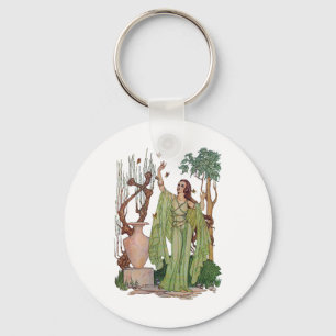 Goddess of Spring Keychain