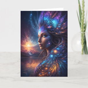 Goddess Of The Cosmos Greeting Cards