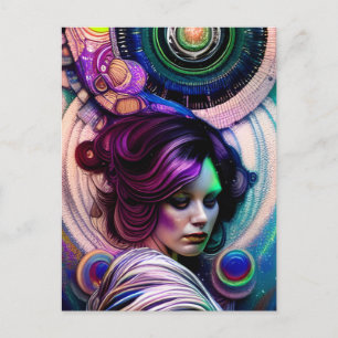 Goddess of the Cosmos Postcard