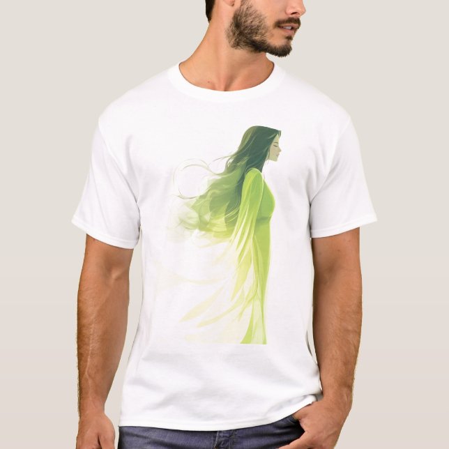 Goddess of the Green Forest T-Shirt (Front)