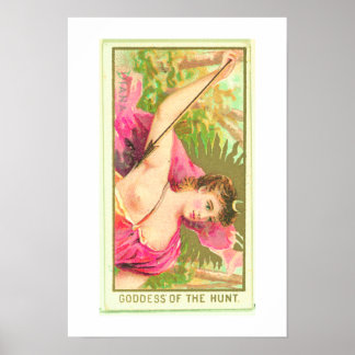 Goddess of the Hunt, Diana, Poster Print