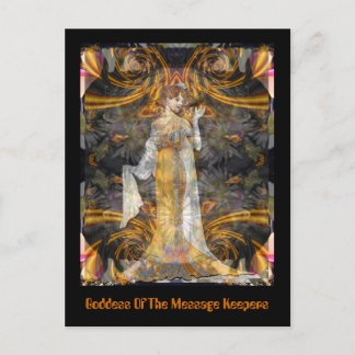 Goddess Of The Message Keepers Postcard
