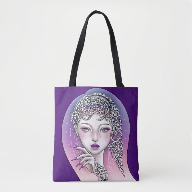 Goddess of the Purple Night Bag (Front)