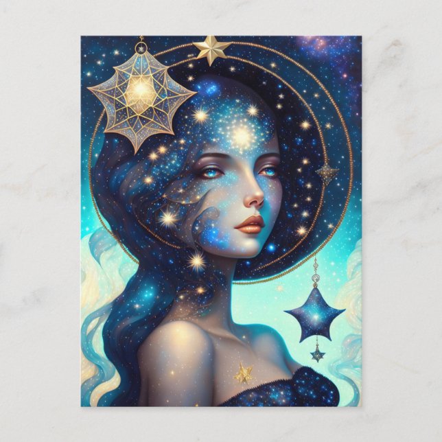 Goddess of the Stars Postcard (Front)