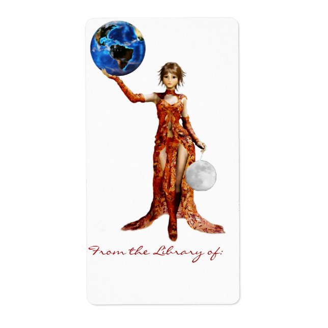 Goddess of the Universe Bookplate (Front)