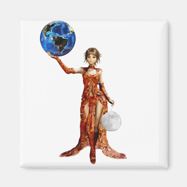 Goddess of Universe Magnet (Front)