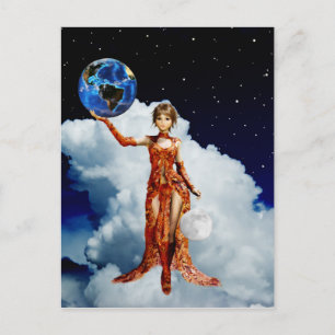 Goddess of Universe Postcard