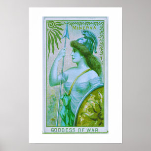 Goddess of War, Minerva, Poster Print