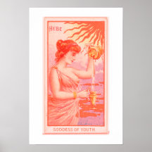 Goddess of Youth, Hebe, Poster Print