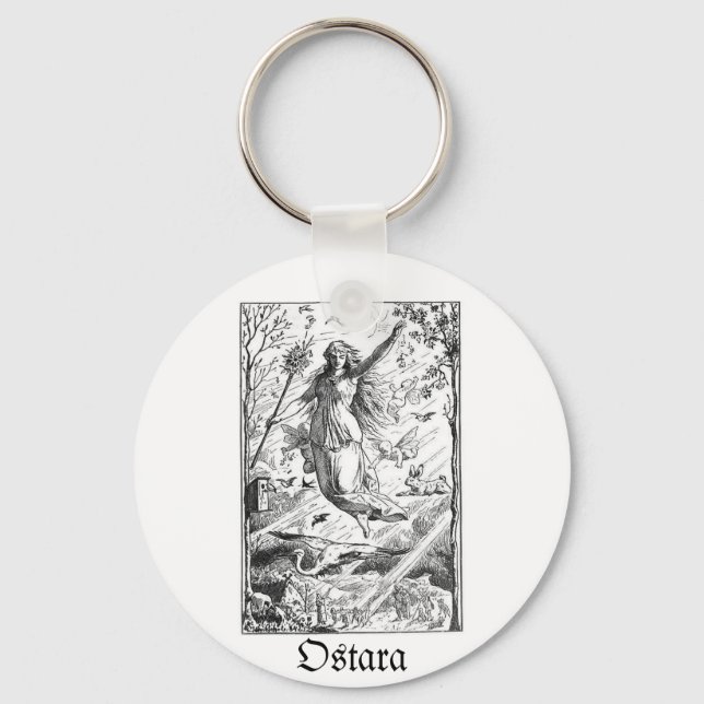 Goddess Ostara Key Ring (Front)