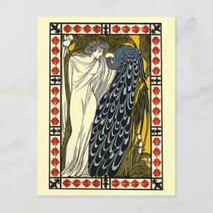 Goddess & Peacock Toga Party Invitation