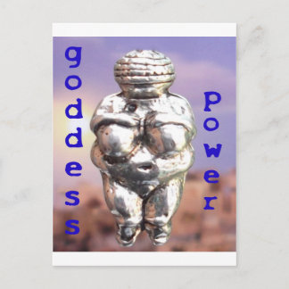 Goddess Power - Venus of Willendorf Postcard