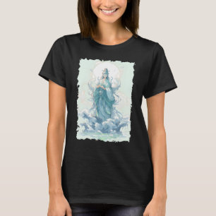 Goddess Qi Ying Buddha and Princess Miao Shan Art T-Shirt
