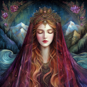 Goddess Queen Fantasy Art Poster