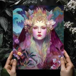 Goddess Queen Fantasy Wall Art Print