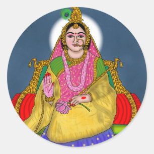 Goddess Radha Sticker