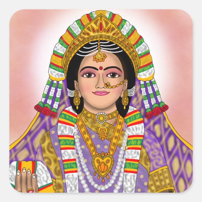 Goddess Radha Sticker (Front)