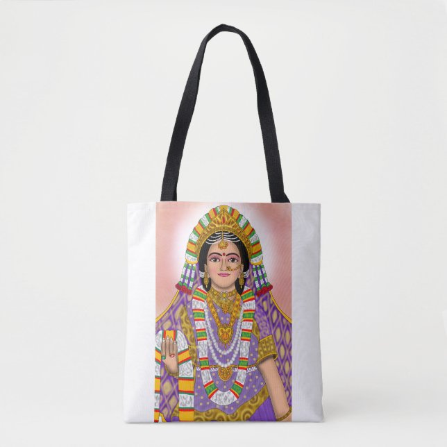 Goddess Radha Tote Bag (Front)