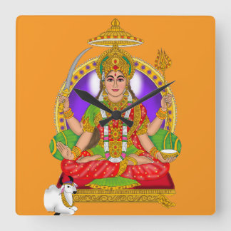 Goddess Santoshi Mata Wall Clock